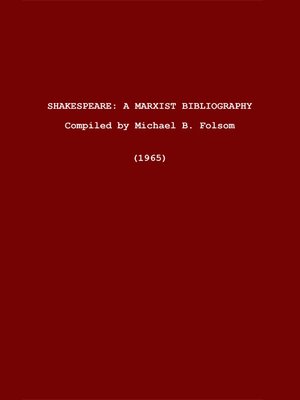 cover image of Shakespeare